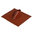 A.S.SAT Alu-Dachziegel rot 45x50cm - rot
