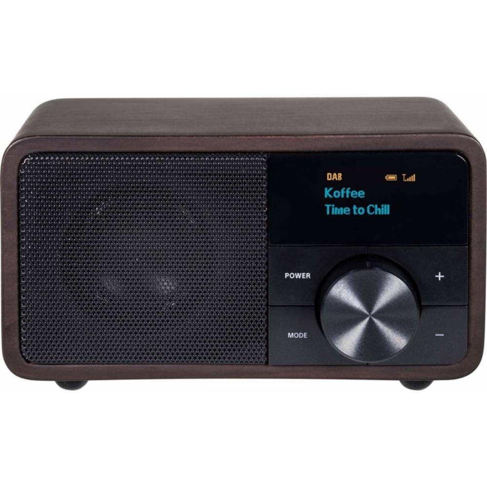 Kathrein DAB+ 1 mini Holz dunkel DAB+/FM Radio dunkles