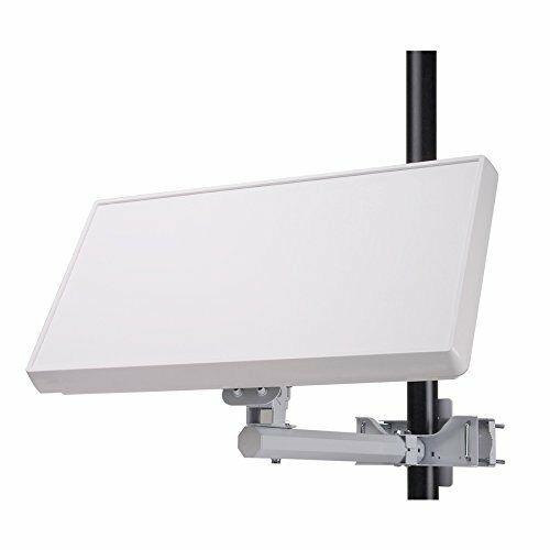 Platte Satelliet Antenne met Geïntegreerde LNB voor 1 Deelnemer - Wit