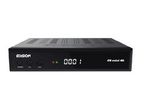 Edision OS mini 4K DVB-S2X Tuner Linux Sat Receiver schwarz