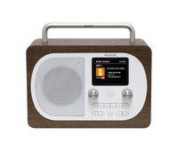 Noxon Eiger Walnuss, DAB+ und UKW-Radio, BT, Akku