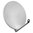 Goobay 80 cm Alu-Satelliten Antenne Hellgrau